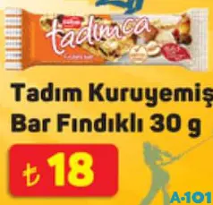 TADIM KURUYEMİŞ BAR FINDIKLI 30 G TADIM KURUYEMİŞ BAR FINDIKLI 30 G